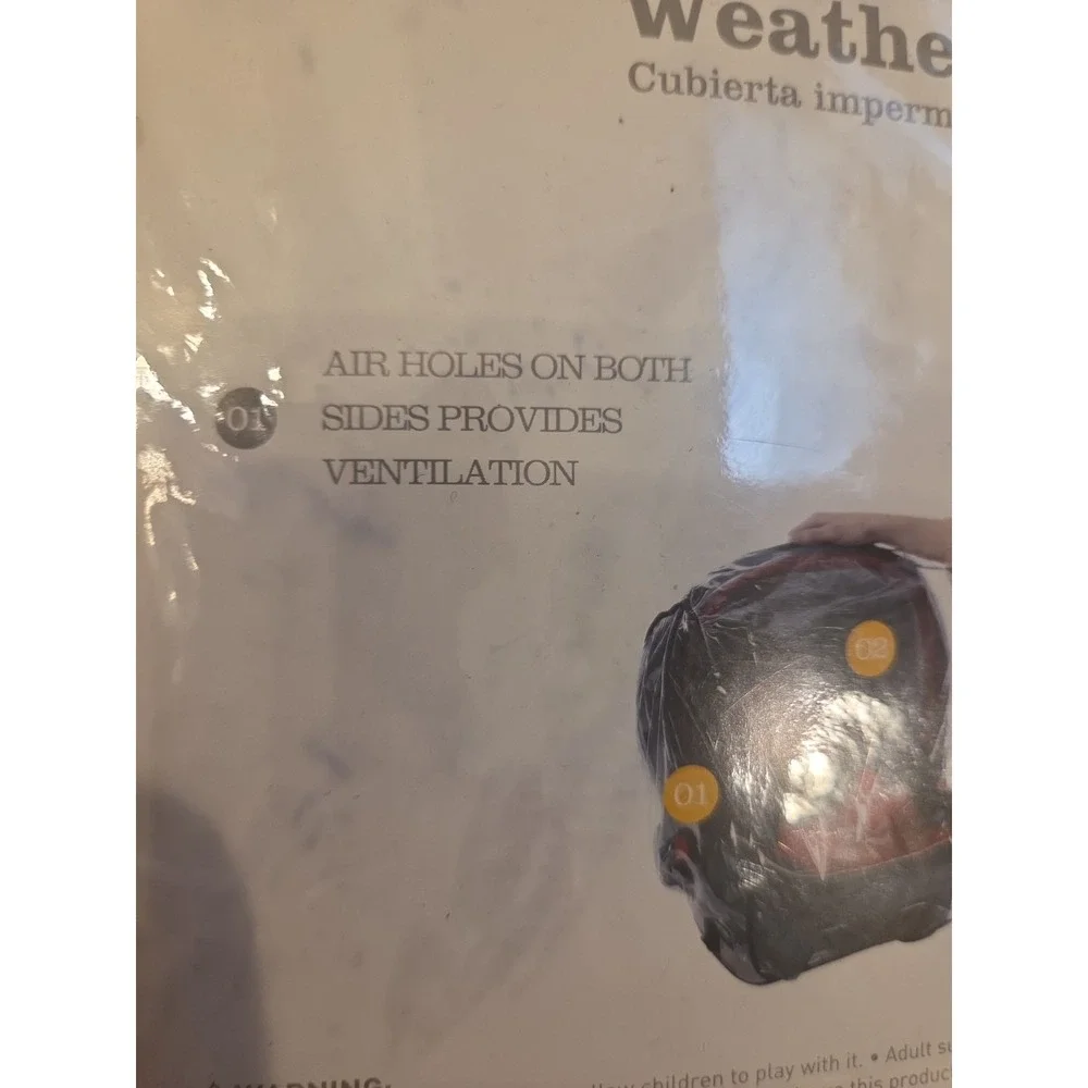 J is for Jeep Infant Carrier Weather Shield Fits Most Carriers Ventilated NEW